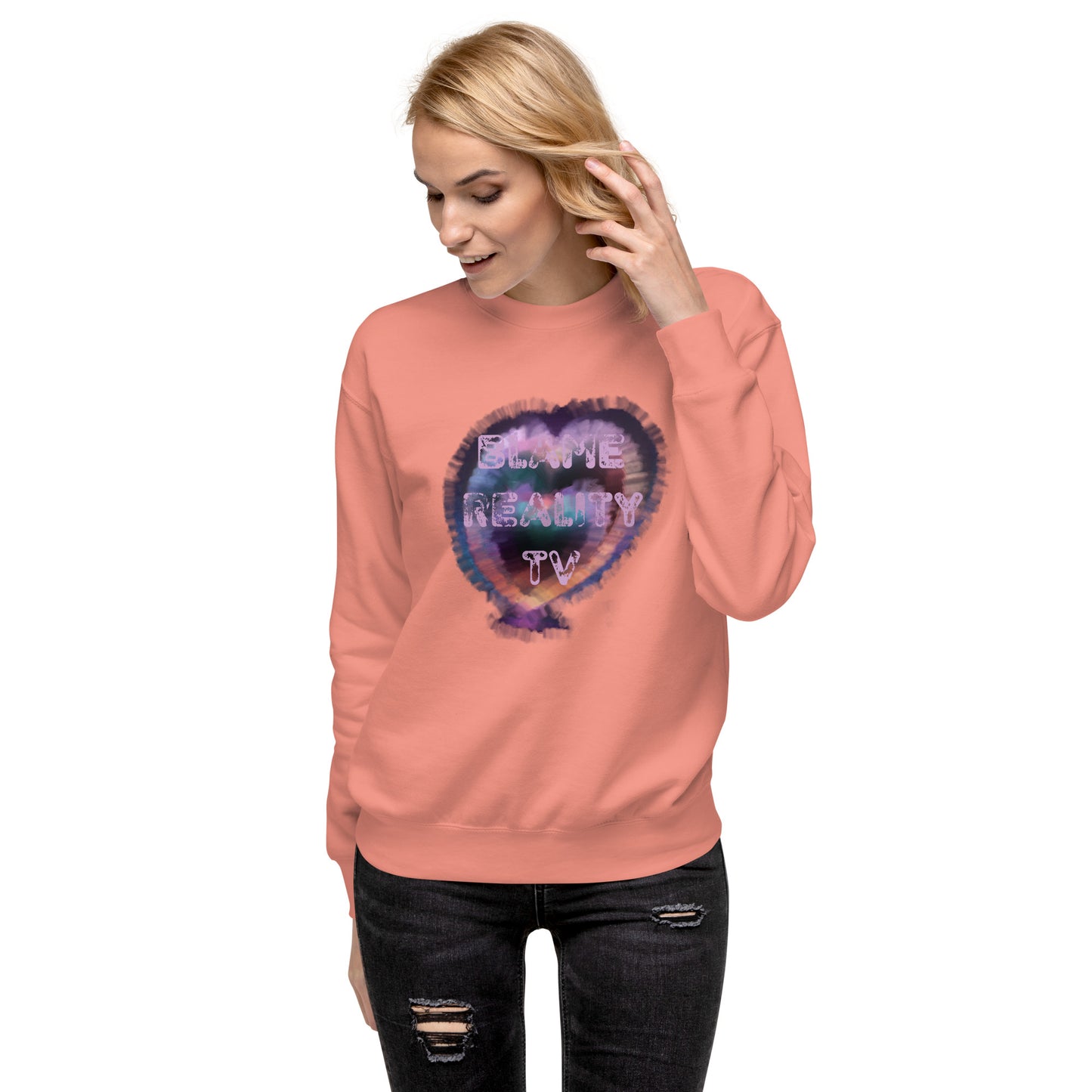 Blame Reality TV Premium Graphic Sweatshirt