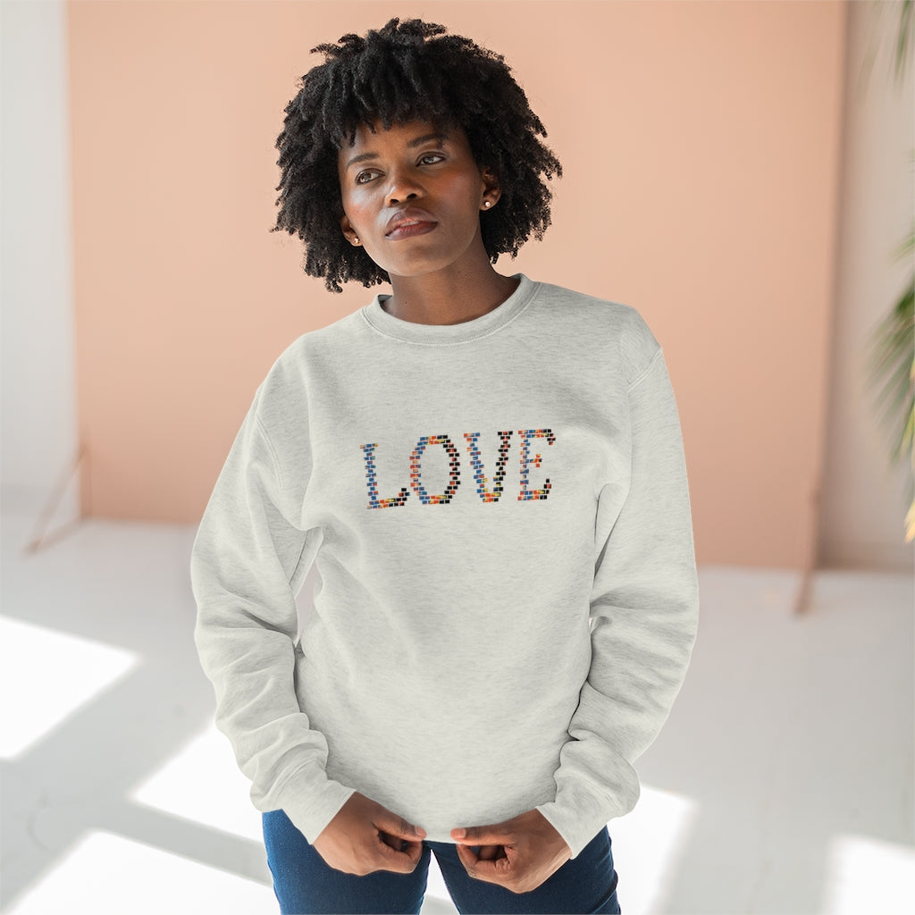 Retro Love Graphic Crewneck Sweatshirt