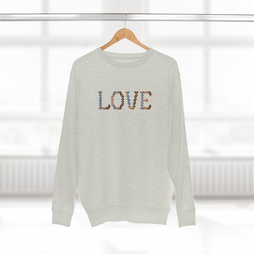 Retro Love Graphic Crewneck Sweatshirt