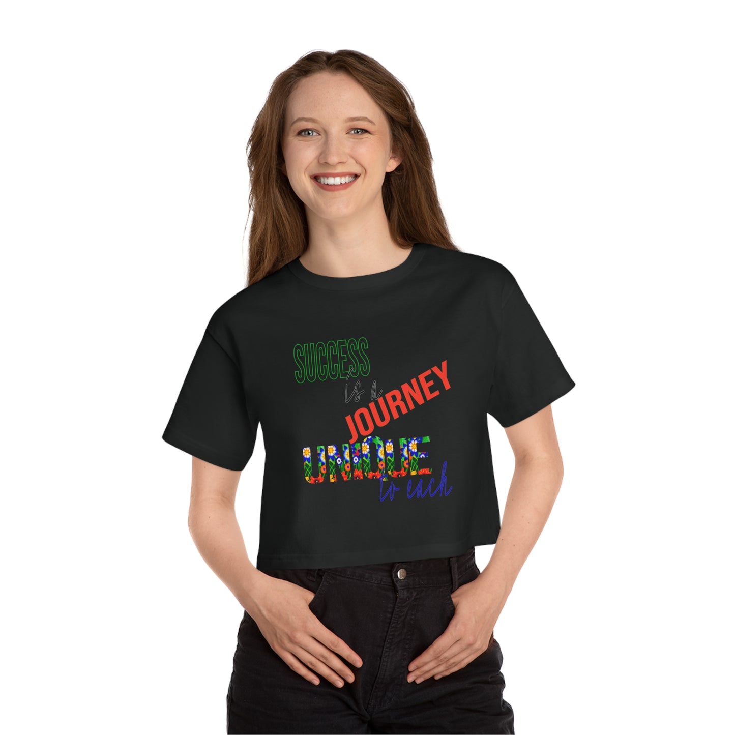 Success Cropped Graphic T-Shirt