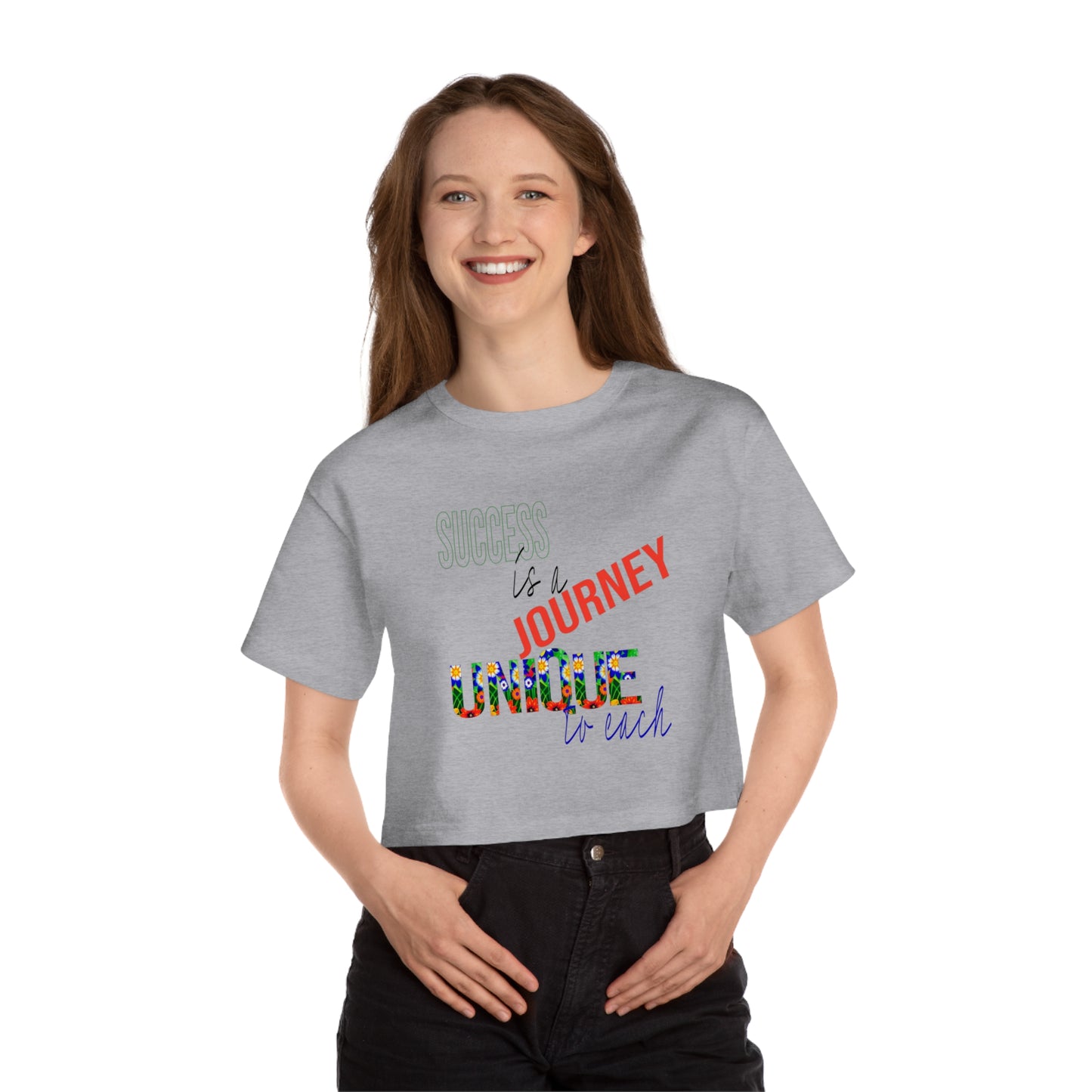 Success Cropped Graphic T-Shirt