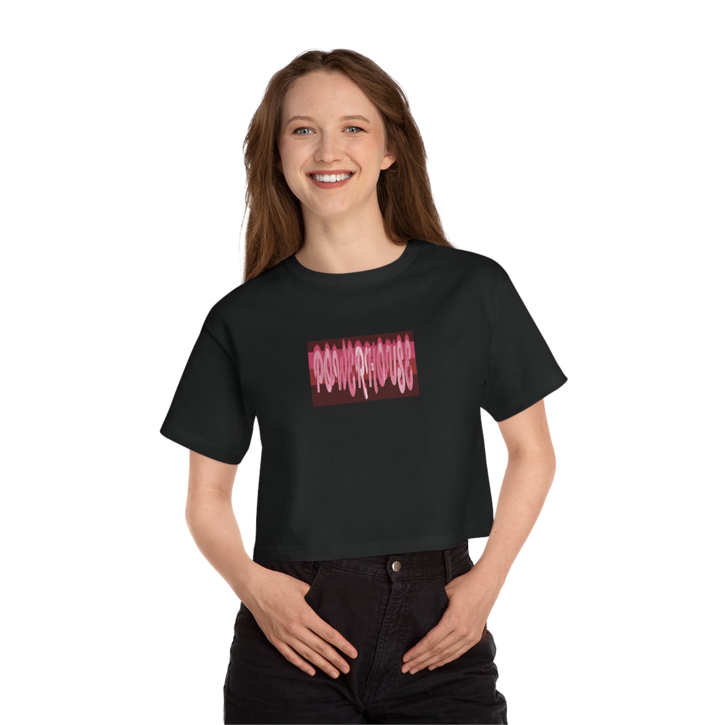 Powerhouse Champion Cropped Graphic T-Shirt