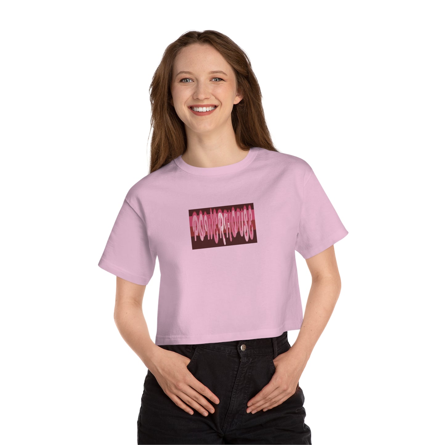 Powerhouse Champion Cropped Graphic T-Shirt