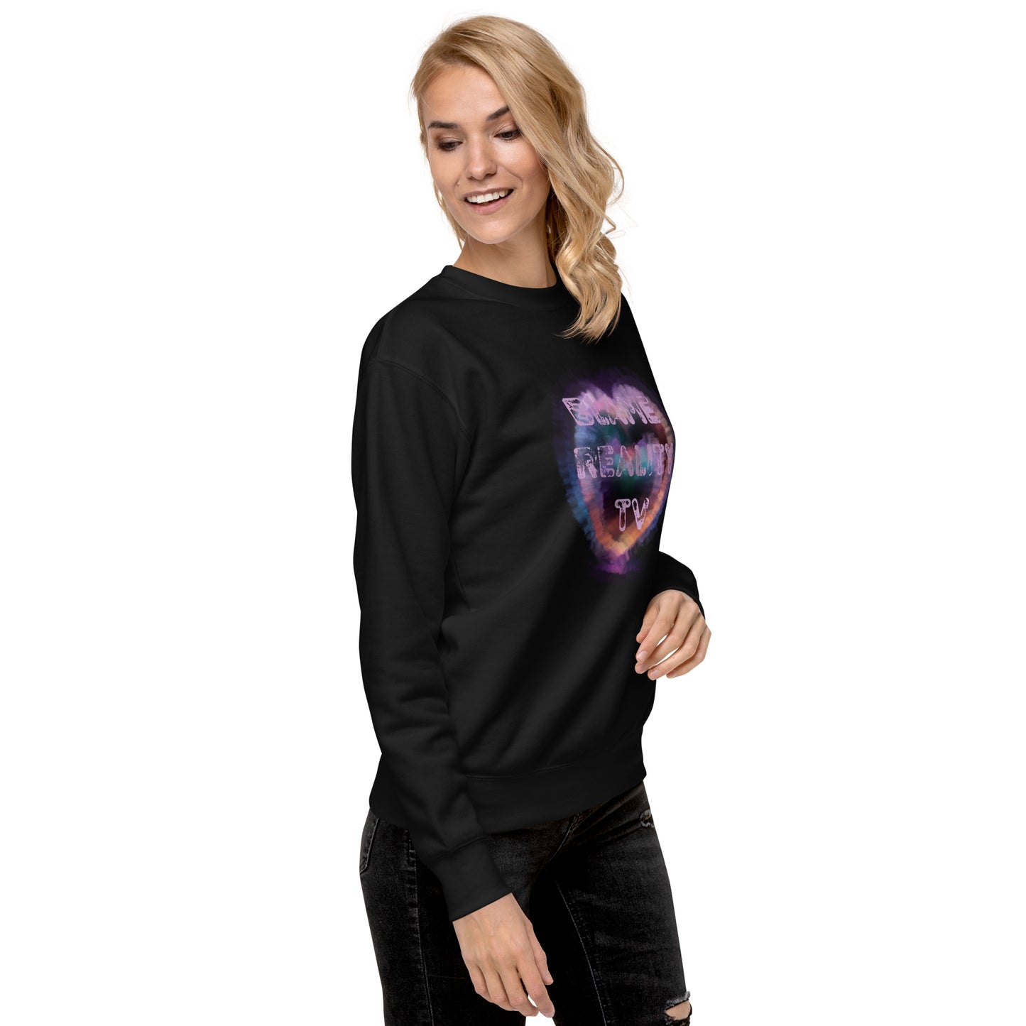 Blame Reality TV Premium Graphic Sweatshirt