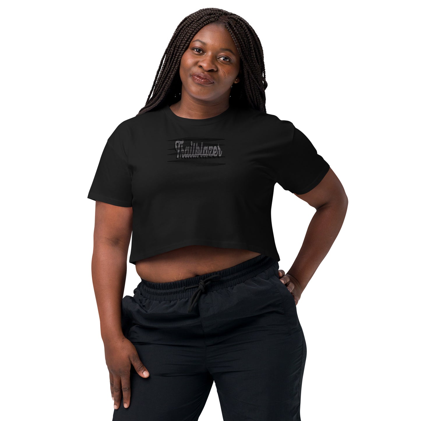 Trailblazer Women’s crop Graphic top