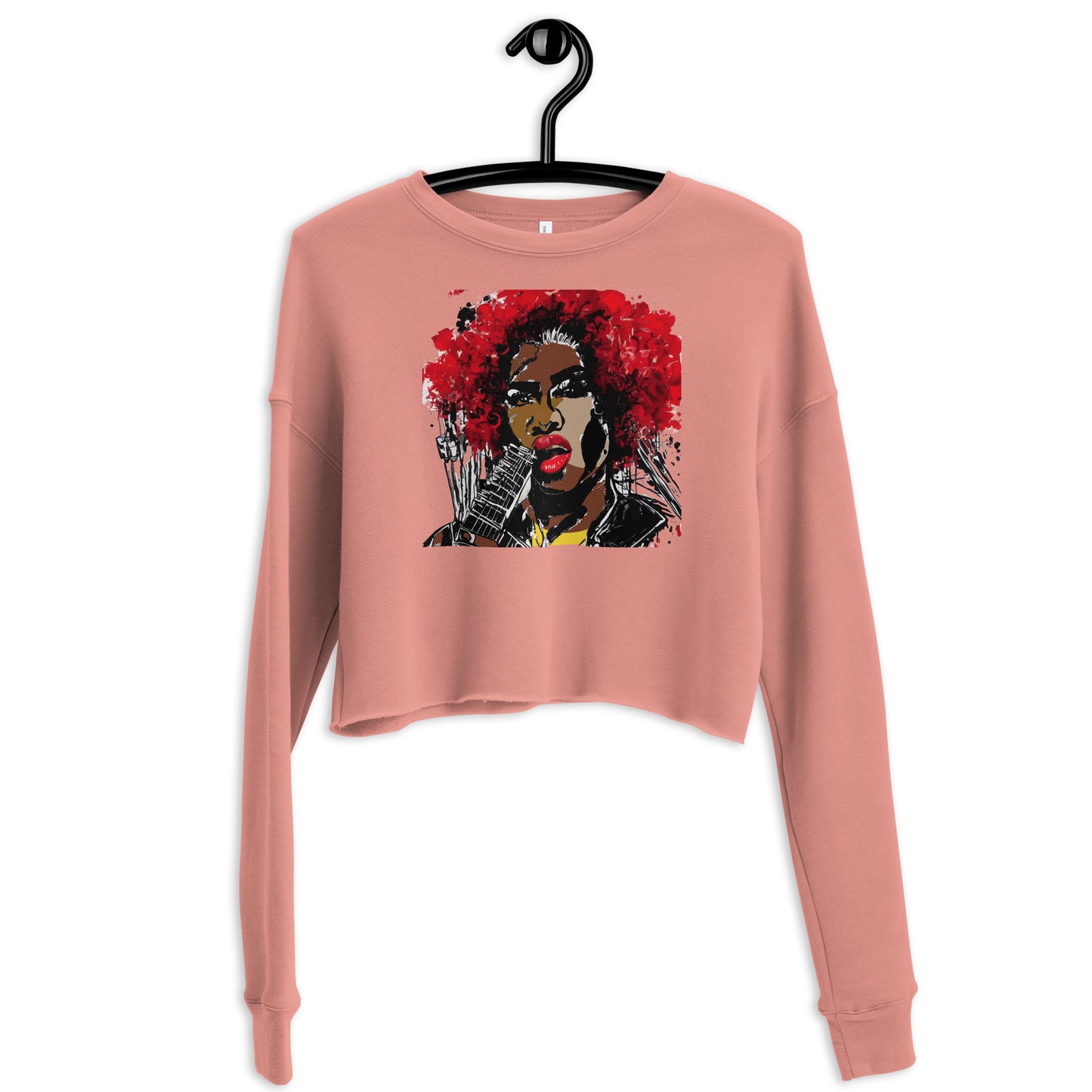 Singer Crop Graphic Sweatshirt