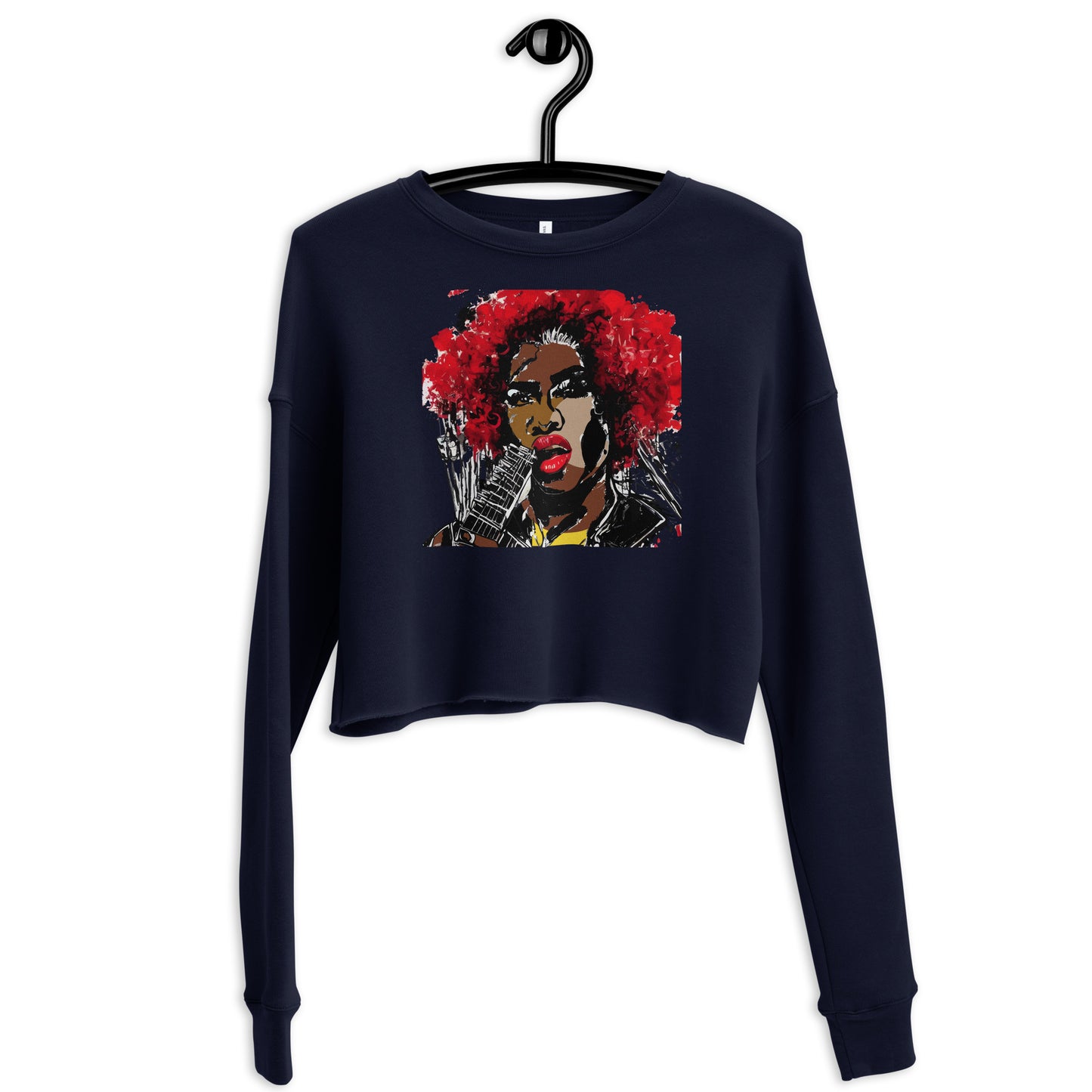 Singer Crop Graphic Sweatshirt