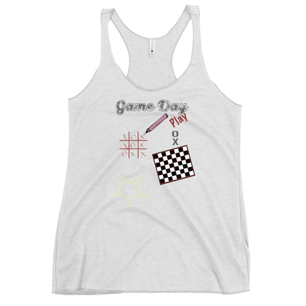 Game day Racerback Graphic Tank