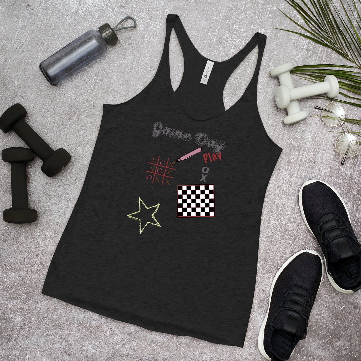 Game day Racerback Graphic Tank