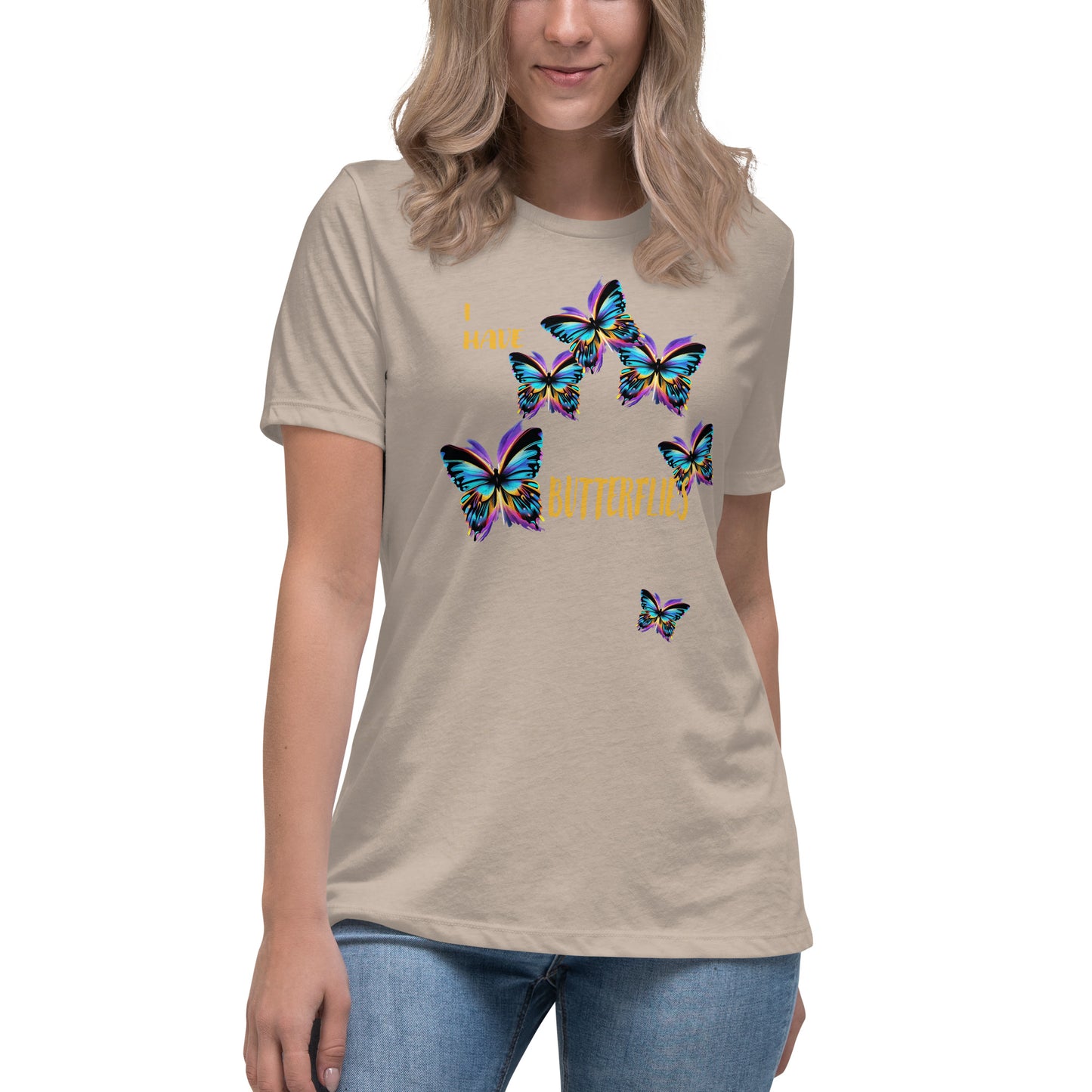 I Have Butterflies Relaxed Graphic T-Shirt