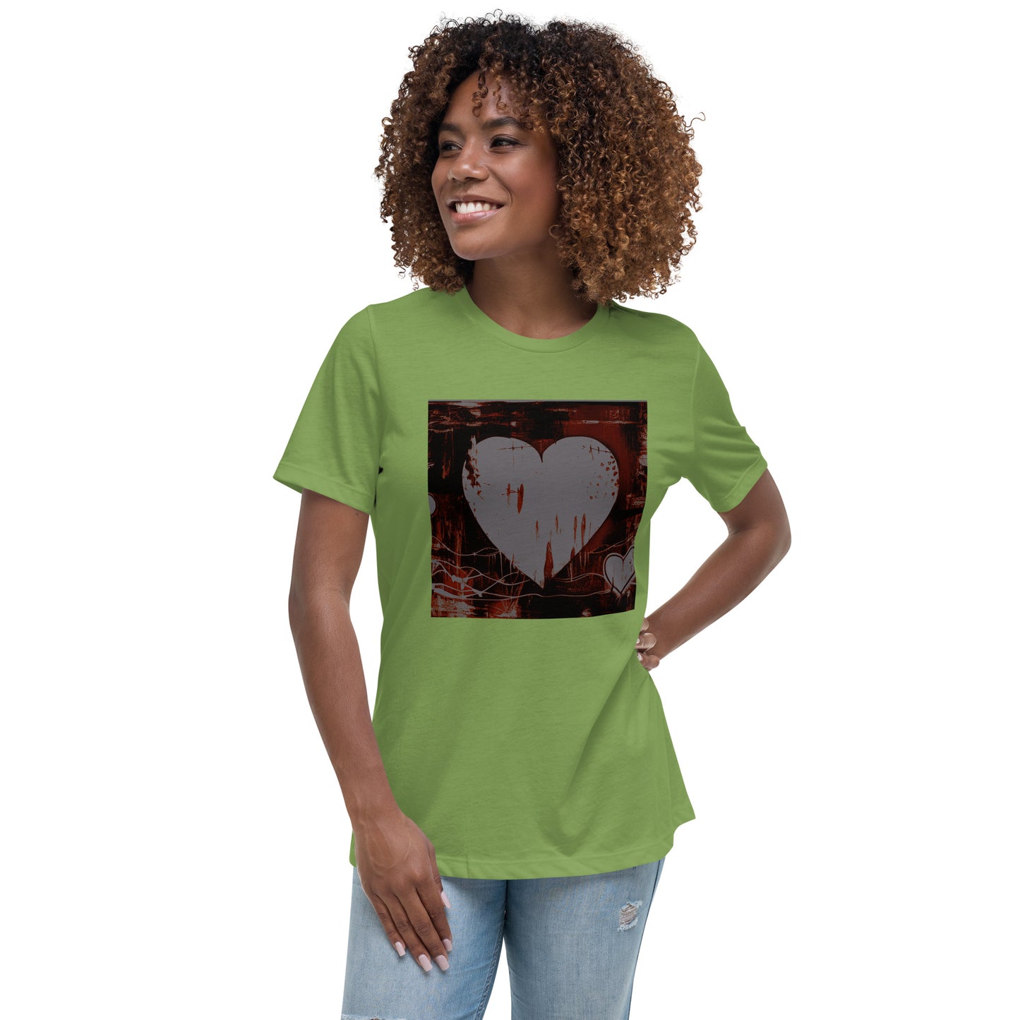 Heart Scape Relaxed Graphic T-Shirt