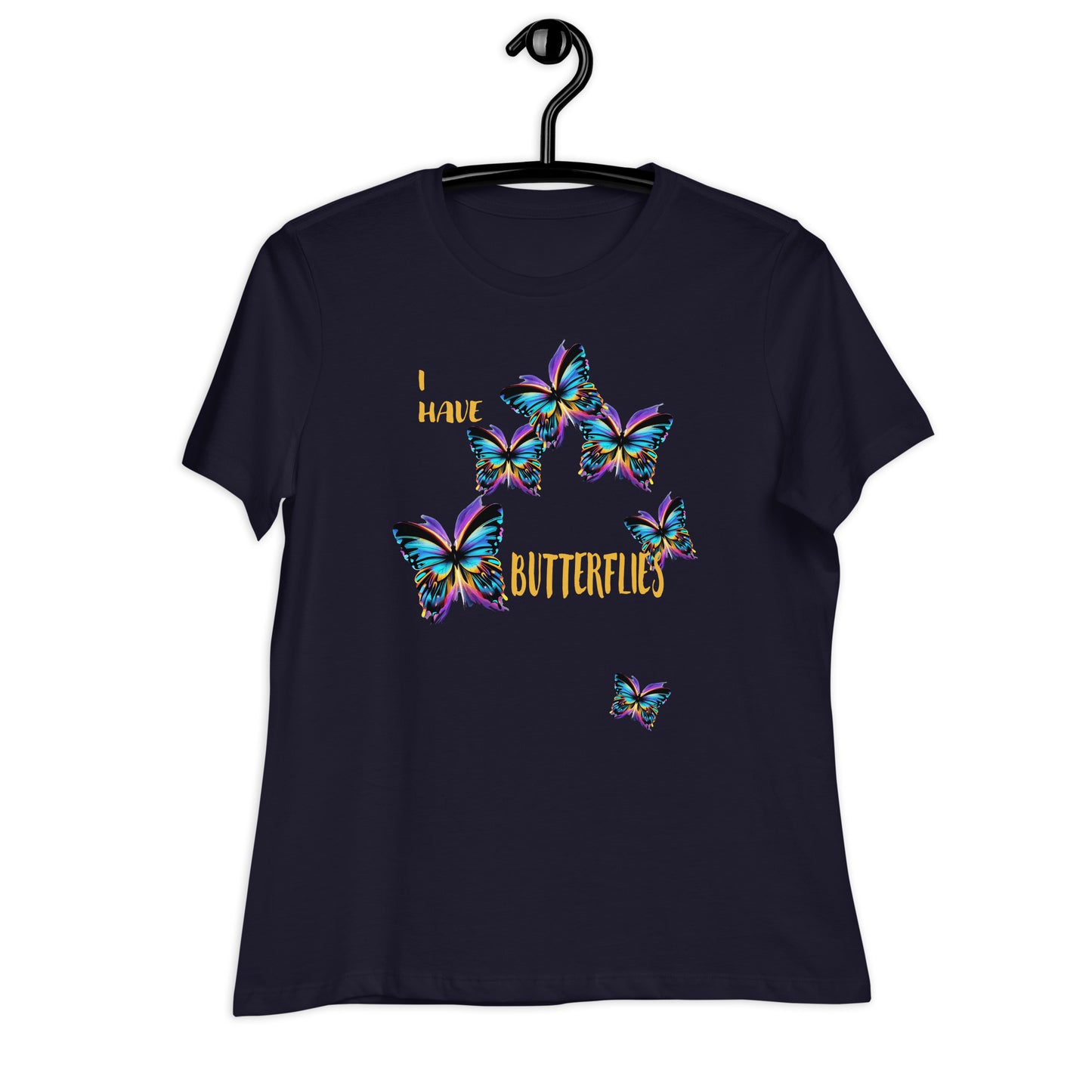 I Have Butterflies Relaxed Graphic T-Shirt