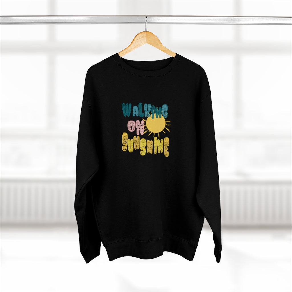 Walking On Sunshine Graphic Crewneck Sweatshirt