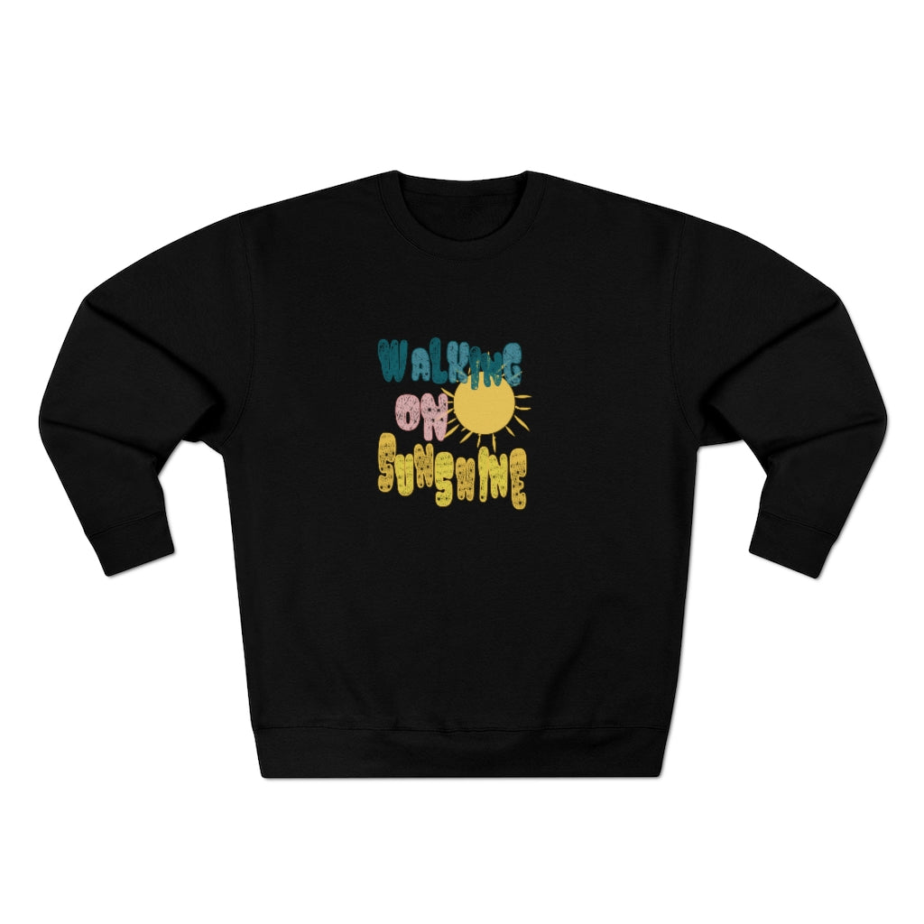 Walking On Sunshine Graphic Crewneck Sweatshirt