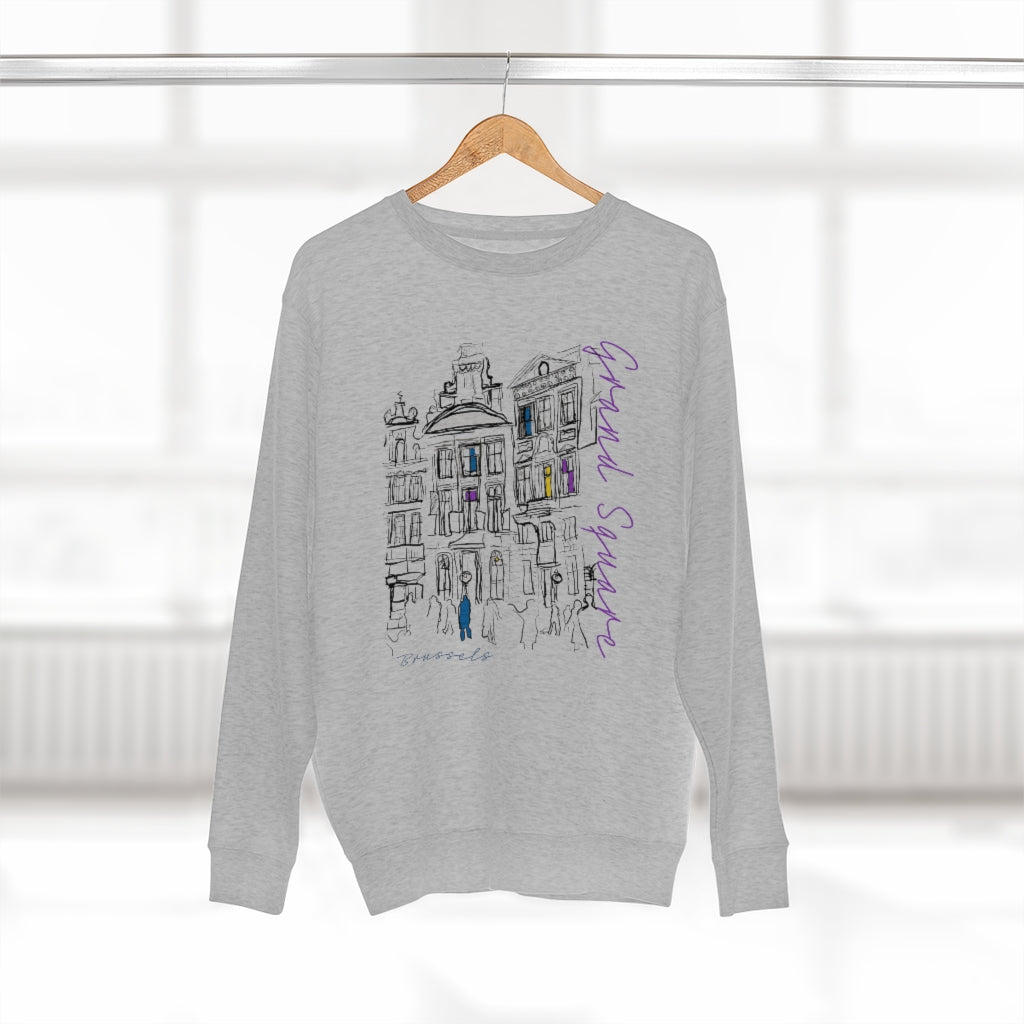 Grand Square Graphic Crewneck Sweatshirt