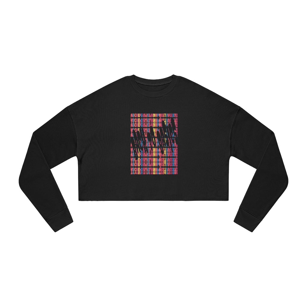 Back To Basics Cropped Graphic Sweatshirt