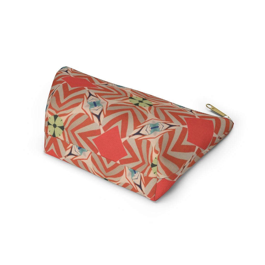 Retro Geo Accessory Pouch w T-bottom