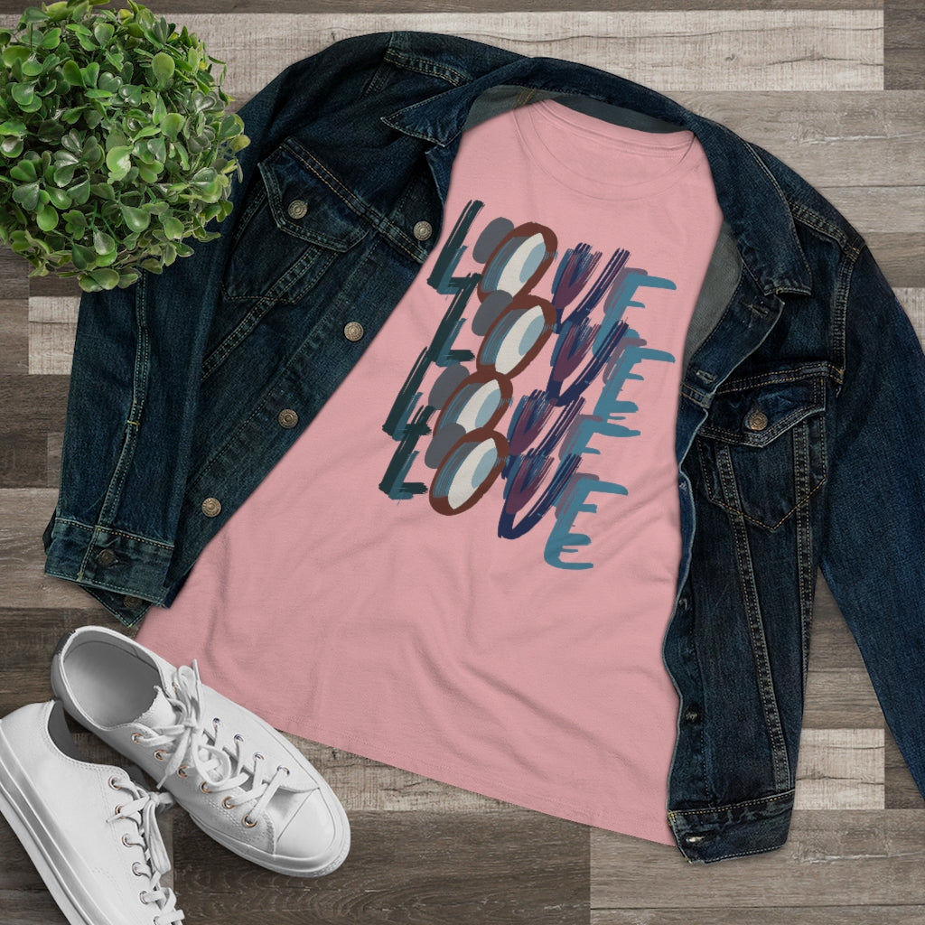 Love Abstract Graphic Tee