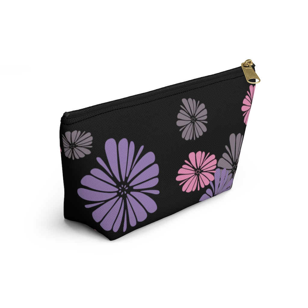 Floating Flowers Accessory Pouch w T-bottom