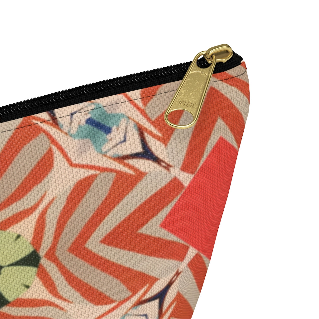 Retro Geo Accessory Pouch w T-bottom