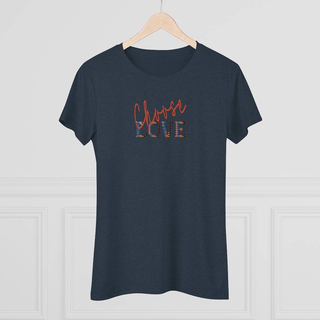 Choose Love Triblend Graphic Tee