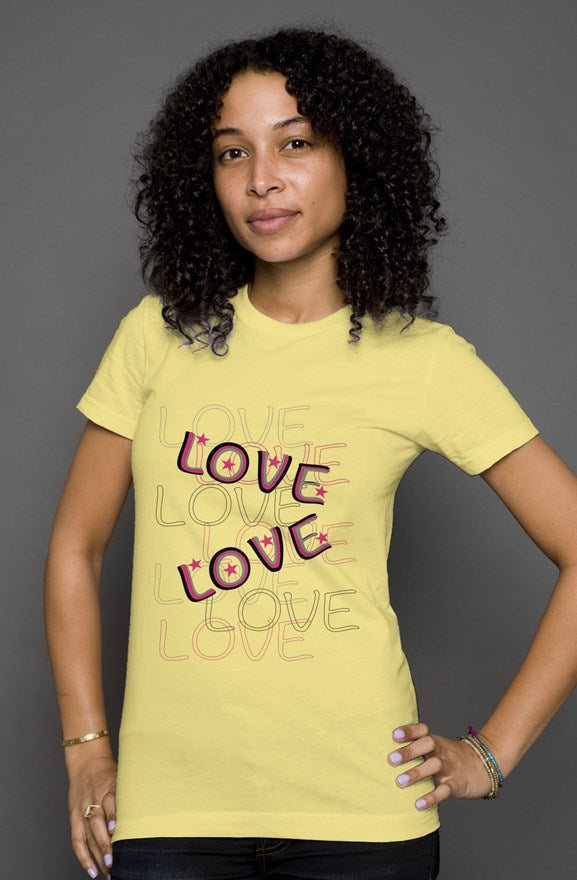 Love Star Graphic t shirt.