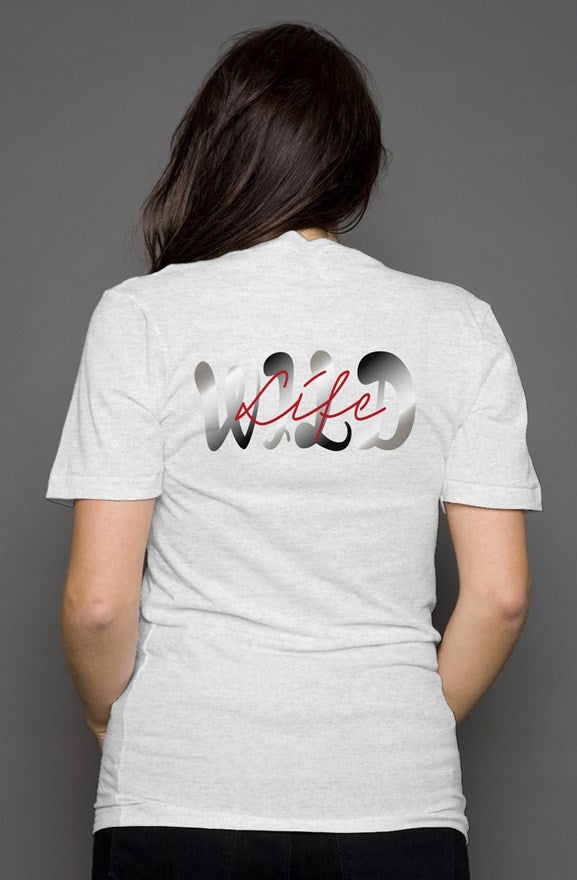 Life Wild Deep V Neck Graphic Tee