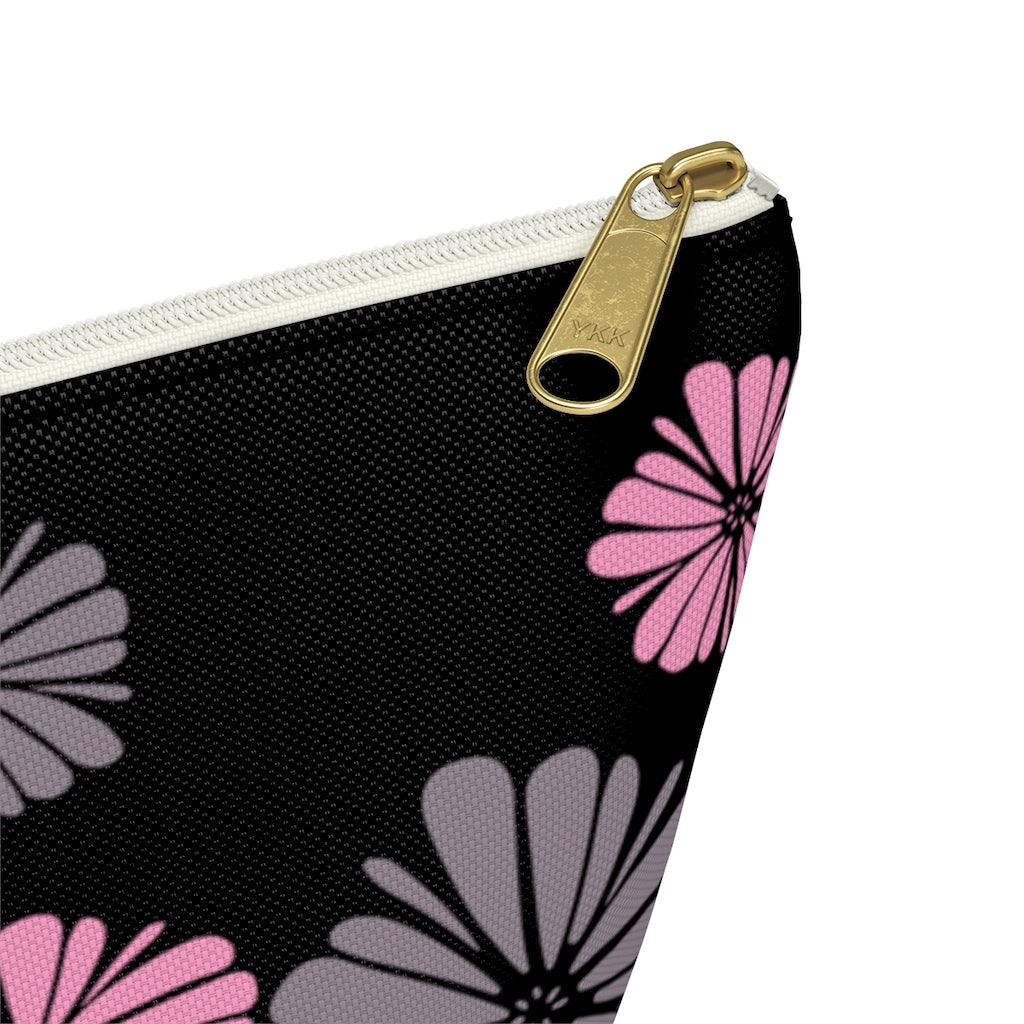 Floating Flowers Accessory Pouch w T-bottom