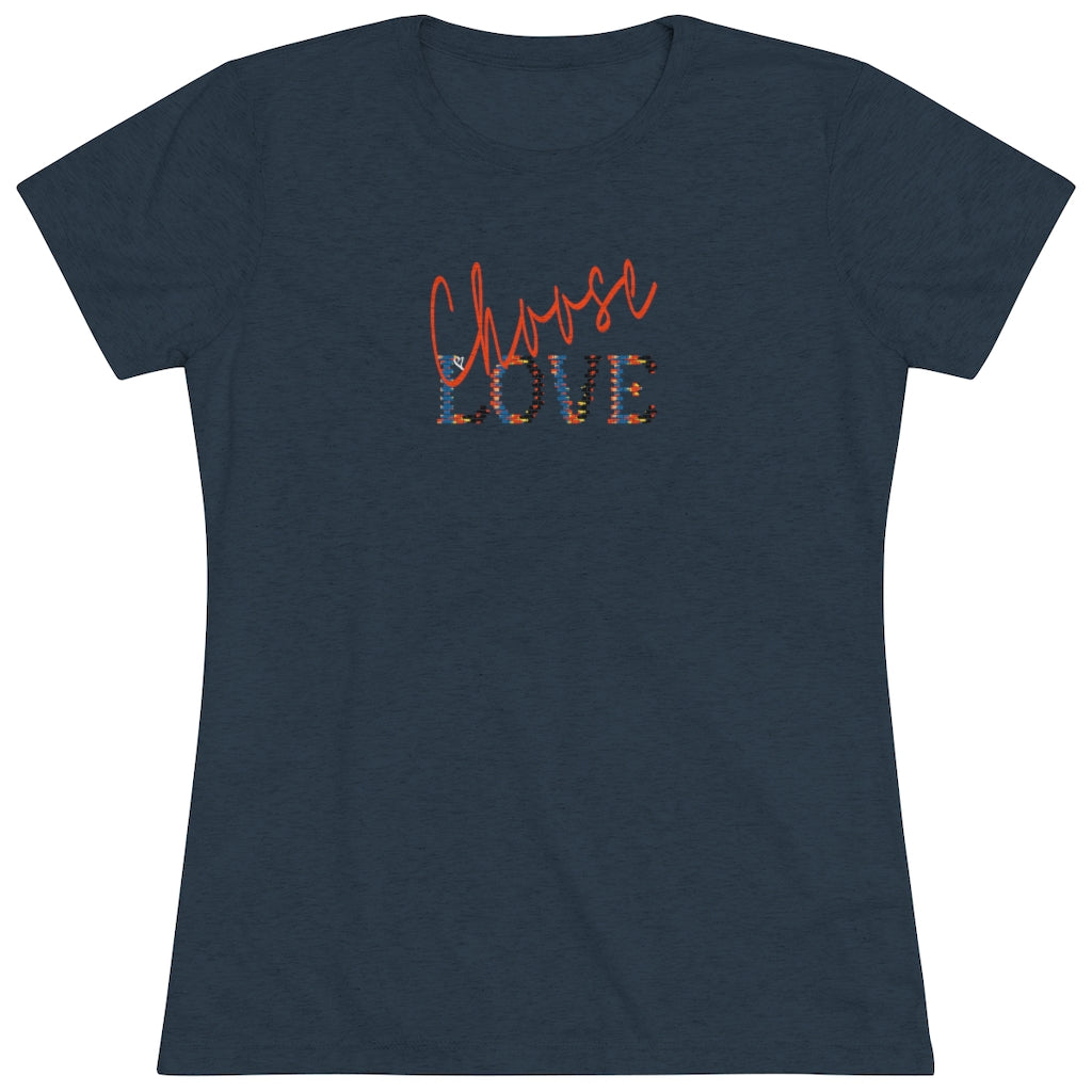 Choose Love Triblend Graphic Tee