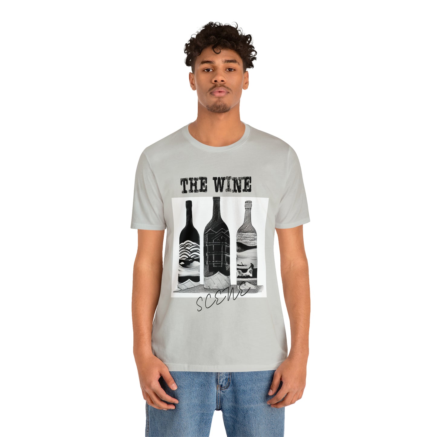 The Wine Scene Short Sleeve Graphic Tee