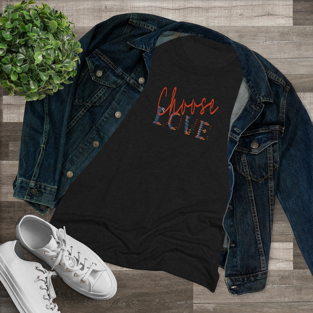 Choose Love Triblend Graphic Tee