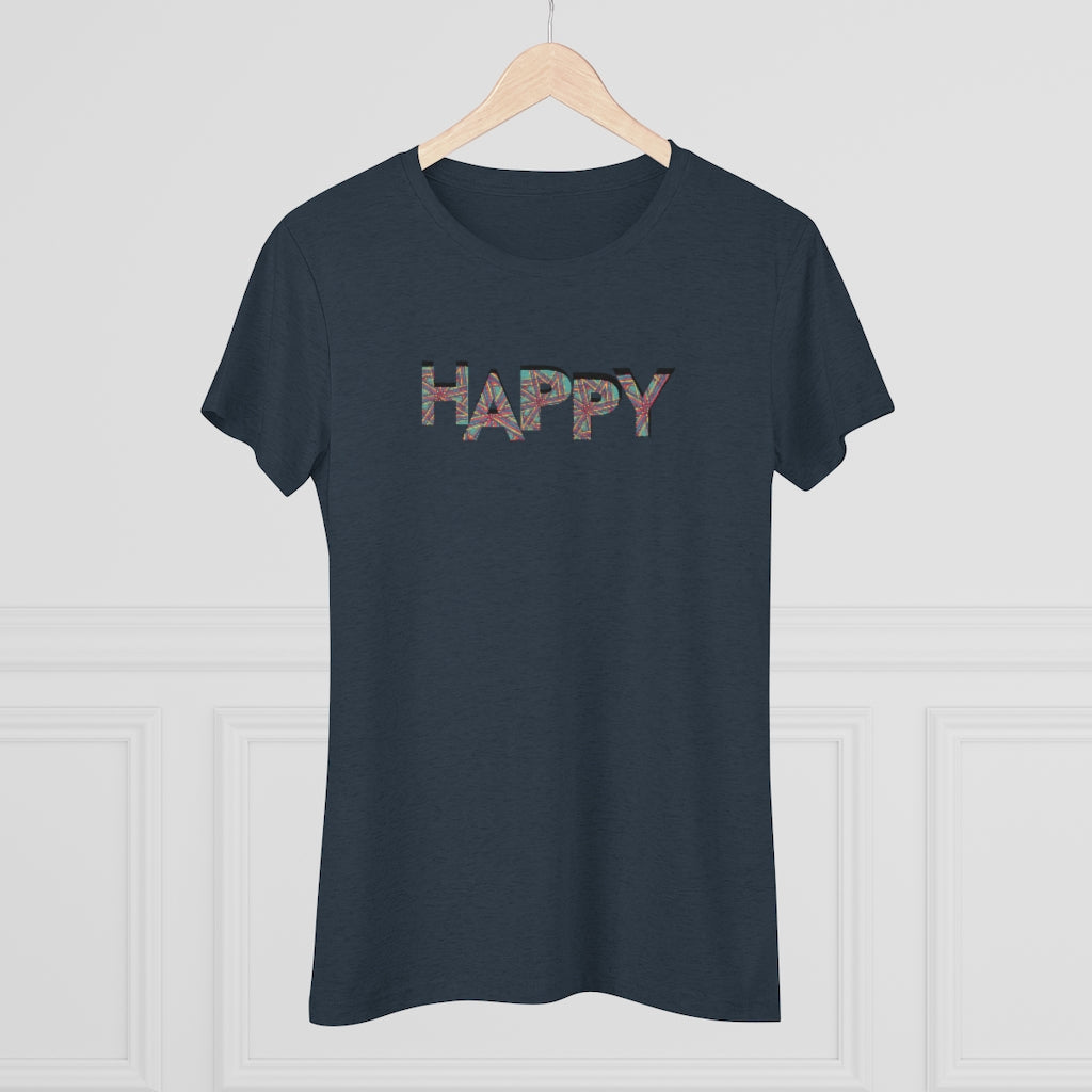 Happy Triblend Graphic Tee