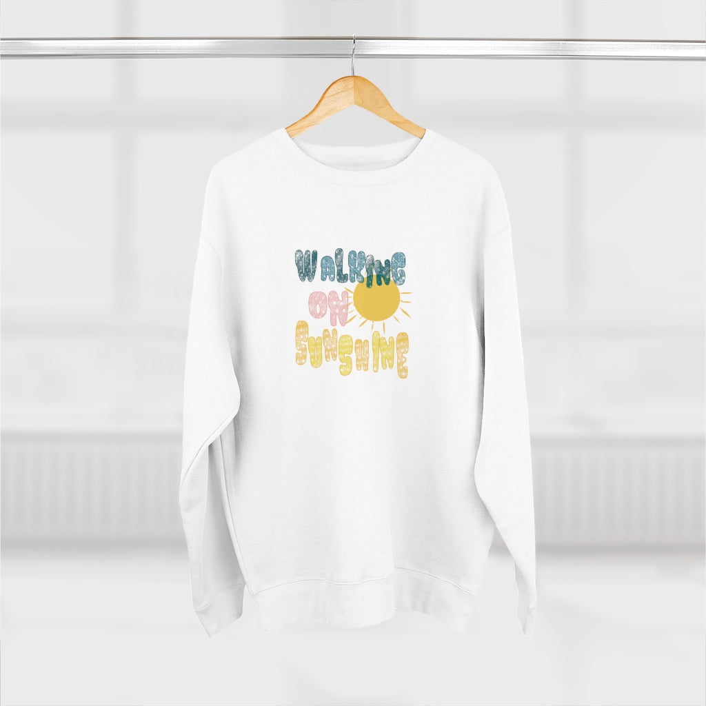 Walking On Sunshine Graphic Crewneck Sweatshirt