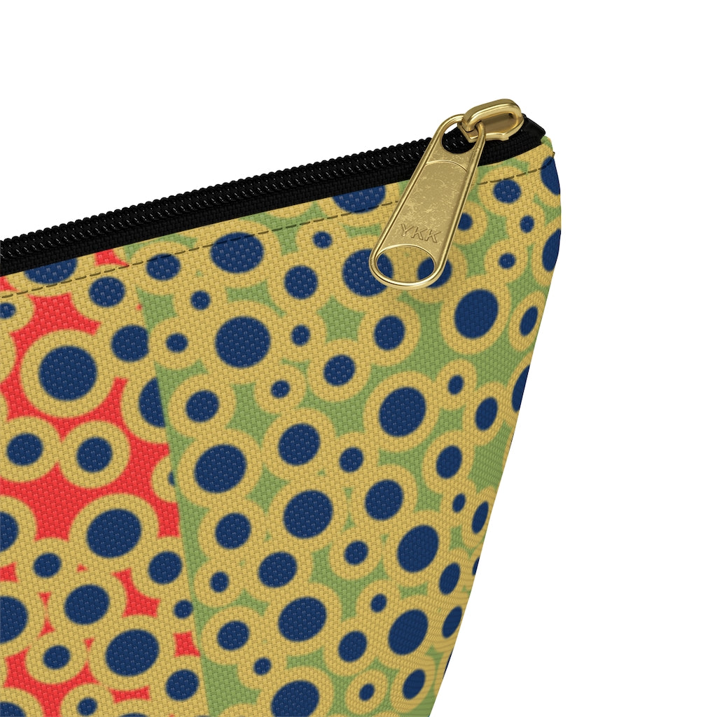 Awkward Dots Accessory Pouch w T-bottom