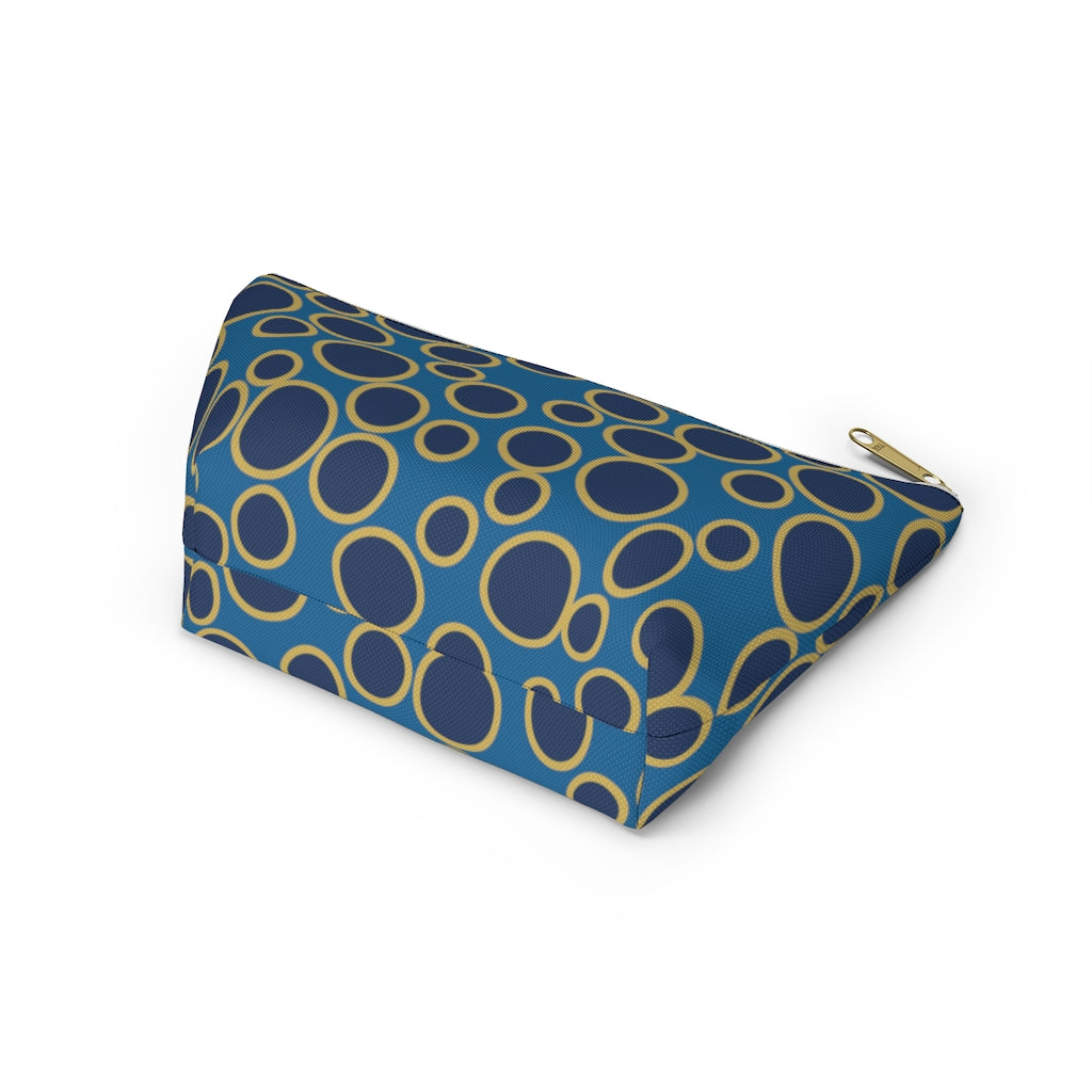 Multi Dot Accessory Pouch w T-bottom