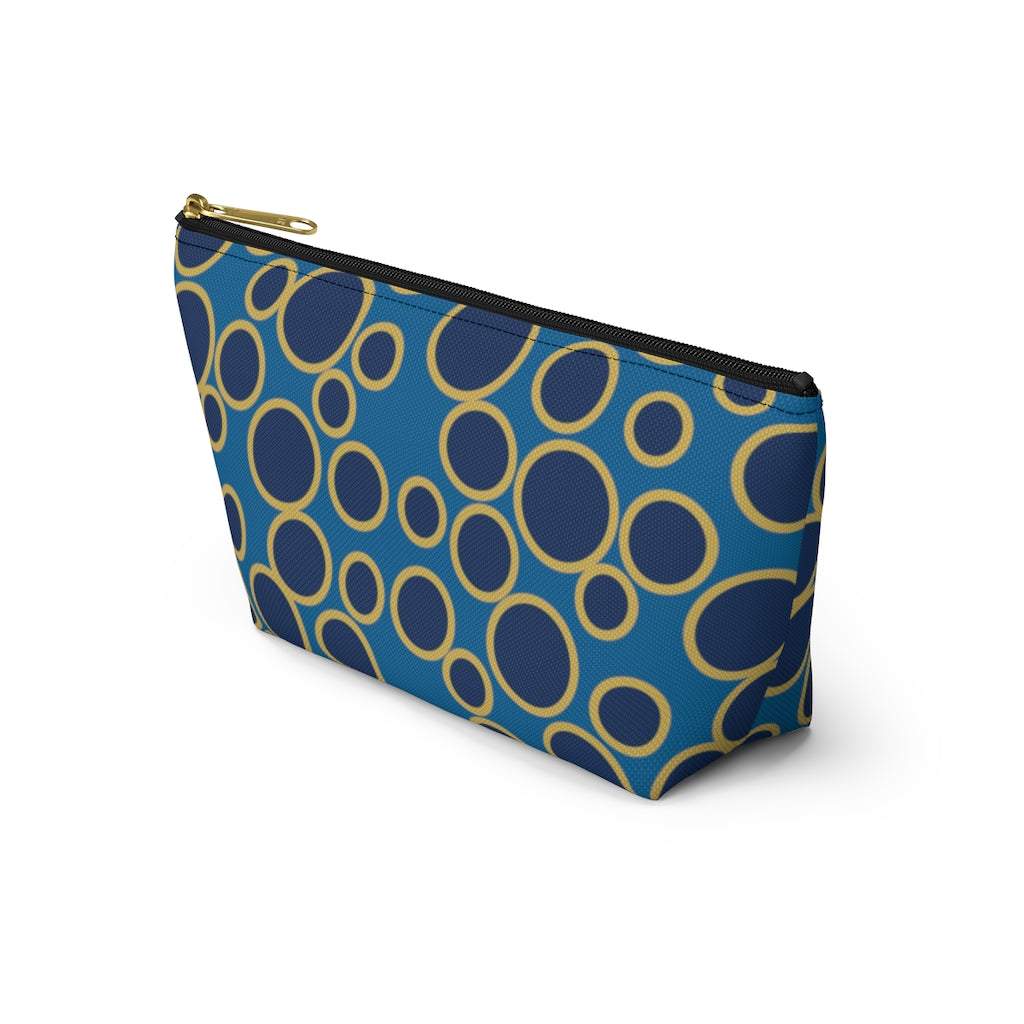 Multi Dot Accessory Pouch w T-bottom