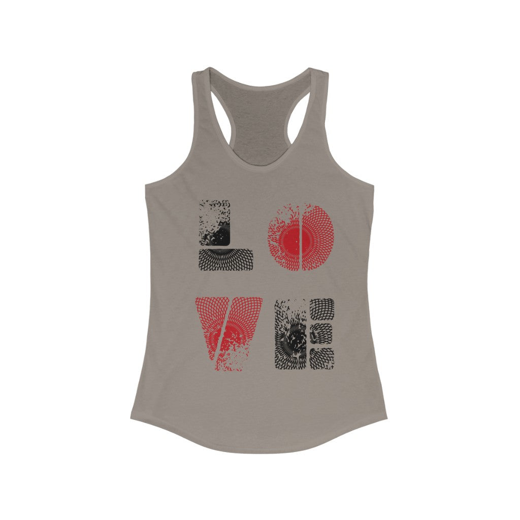 Love Racerback Graphic  Tank