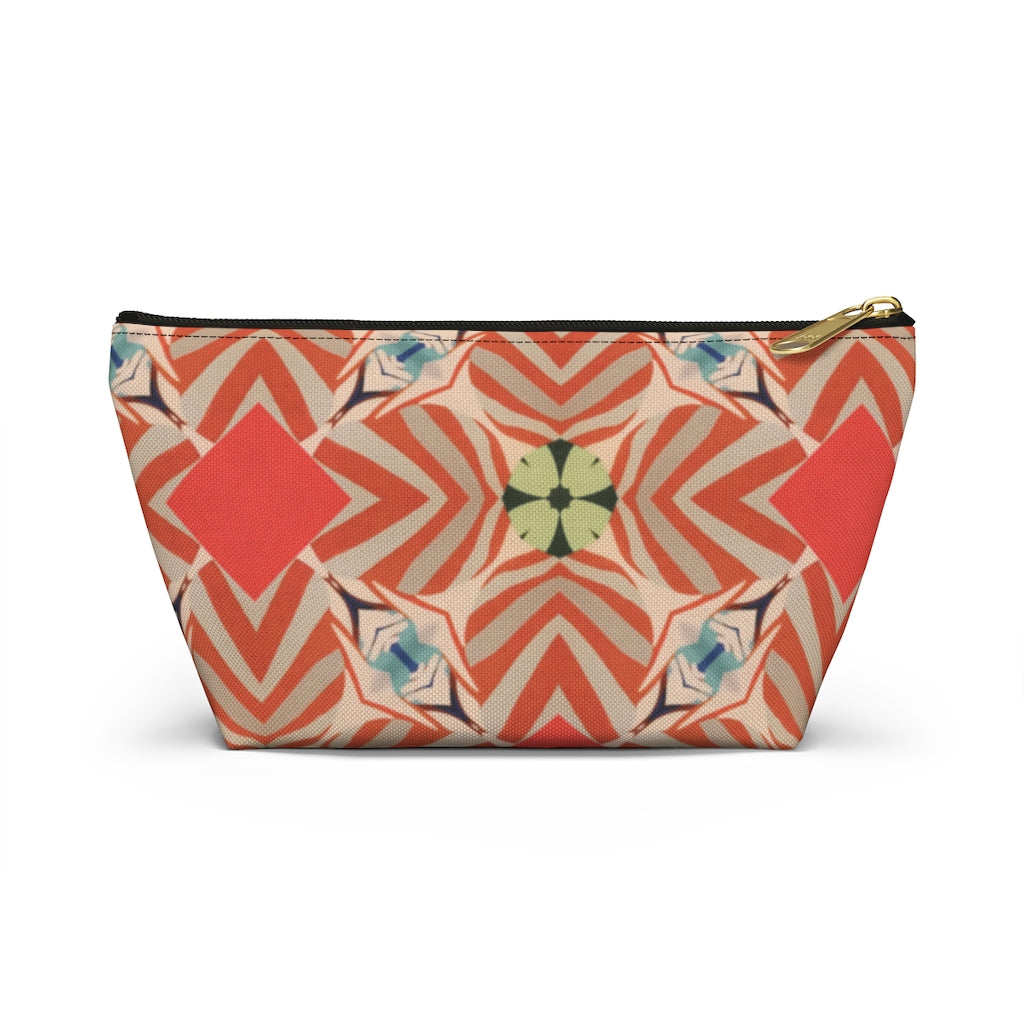 Retro Geo Accessory Pouch w T-bottom