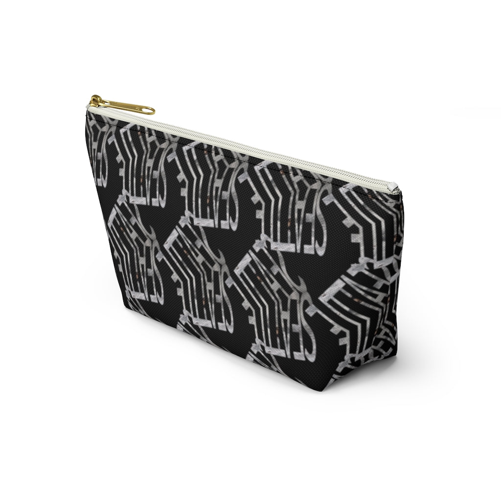 Seattle Graphic Pattern Accessory Pouch w T-bottom