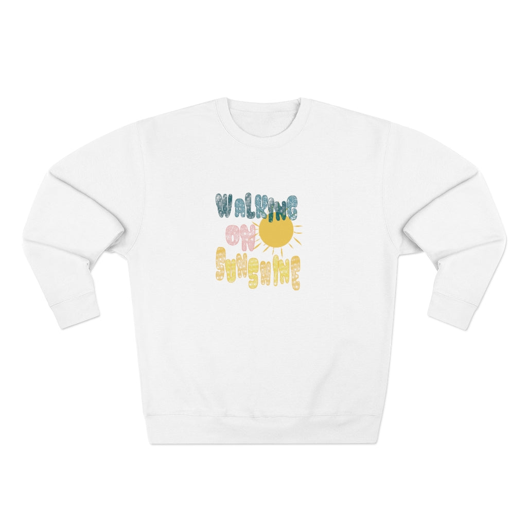 Walking On Sunshine Graphic Crewneck Sweatshirt