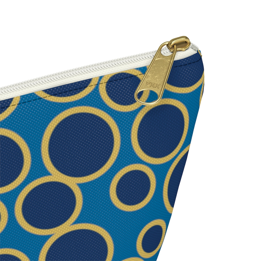 Multi Dot Accessory Pouch w T-bottom