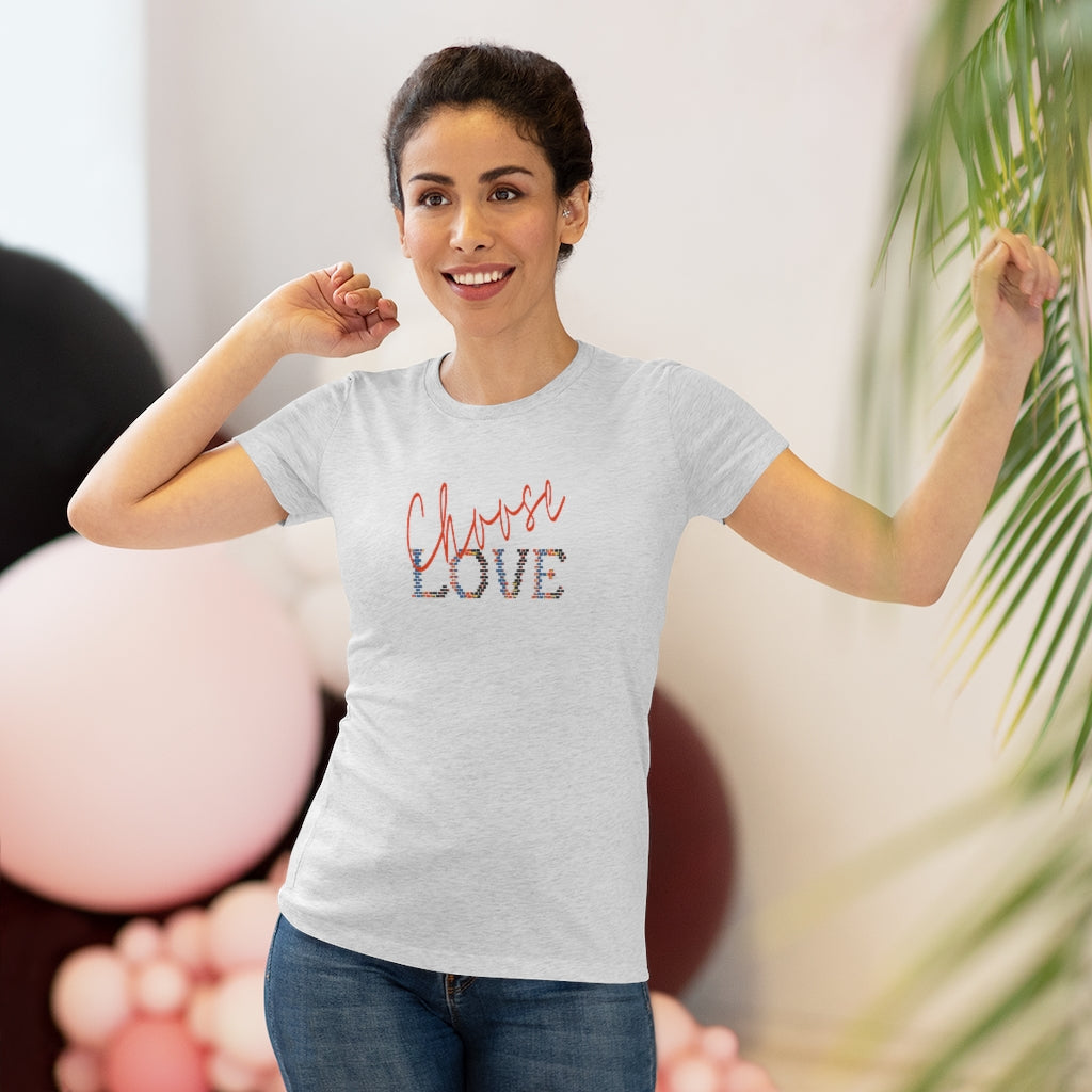 Choose Love Triblend Graphic Tee