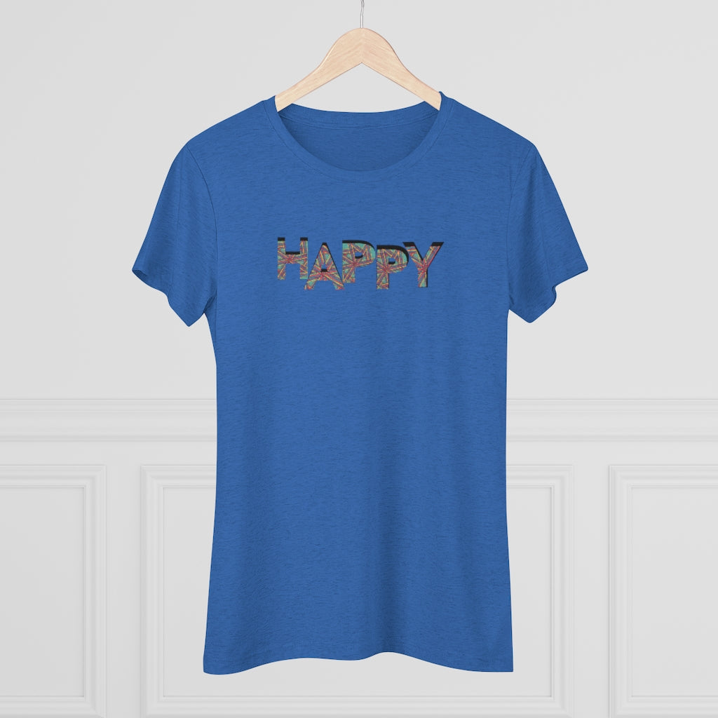 Happy Triblend Graphic Tee