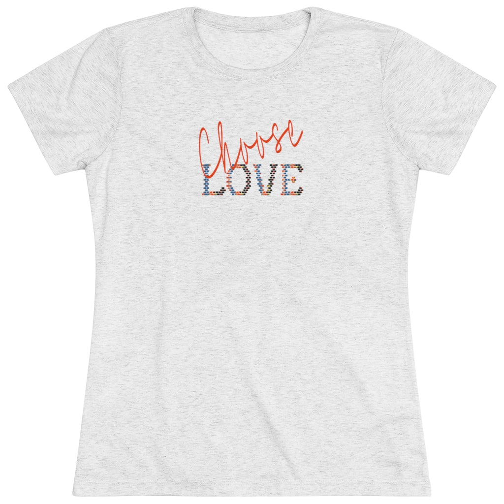 Choose Love Triblend Graphic Tee