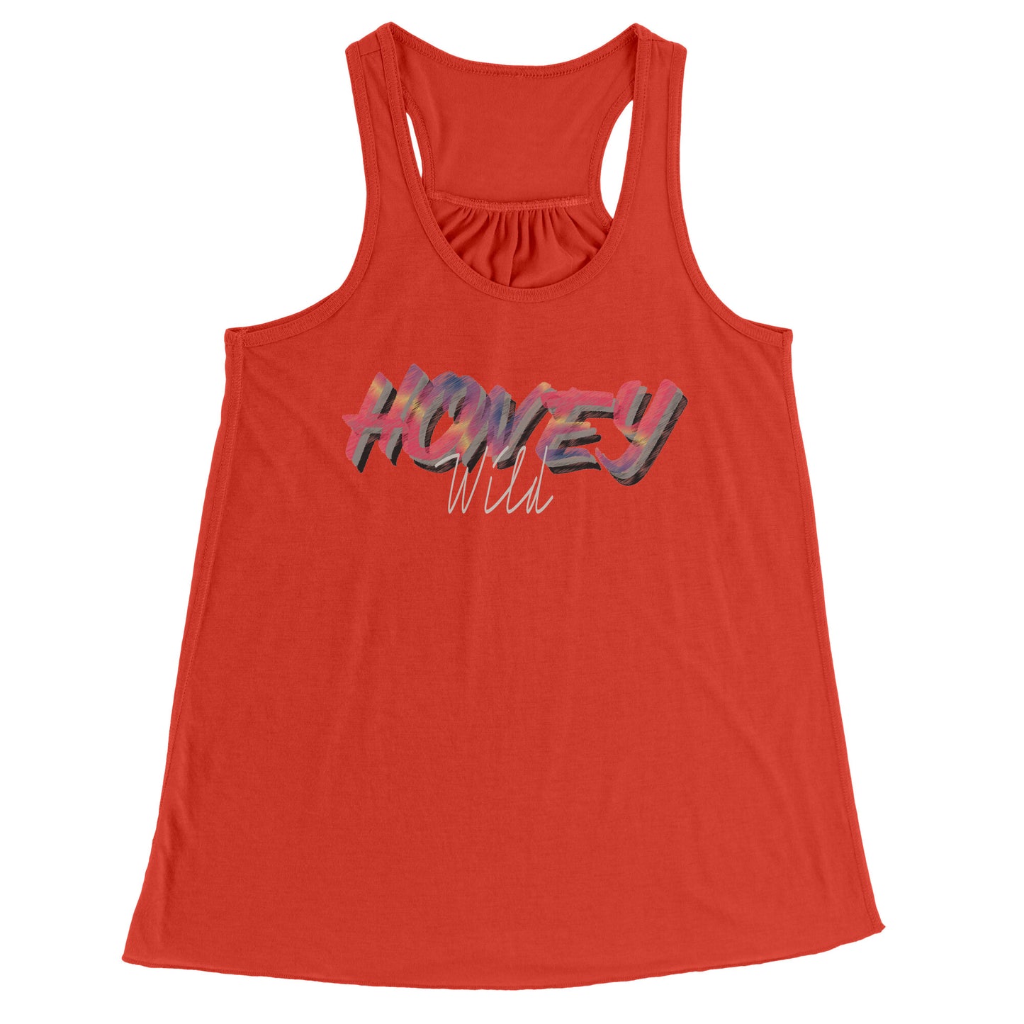 Honey Wild Graphic Racerback Tank