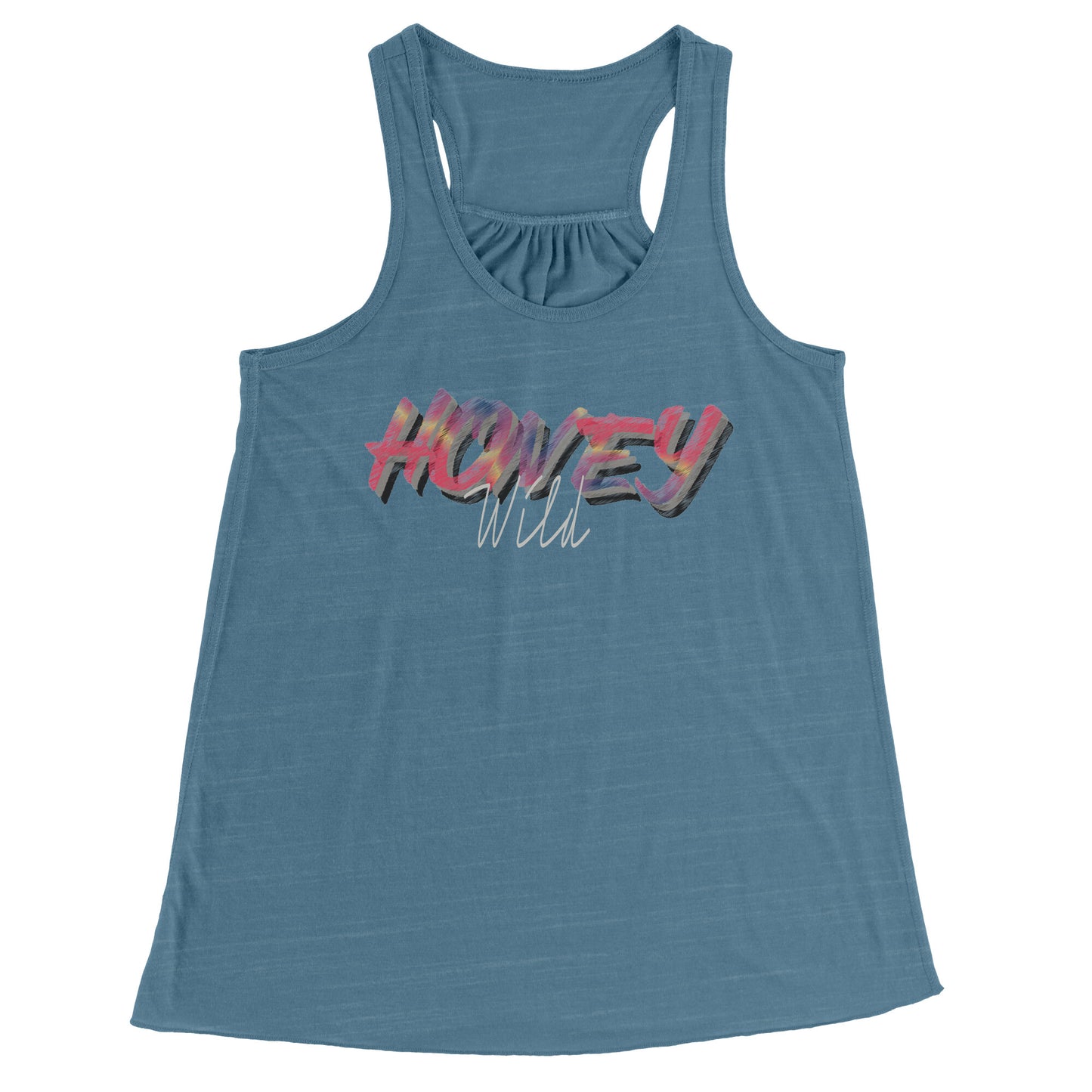 Honey Wild Graphic Racerback Tank