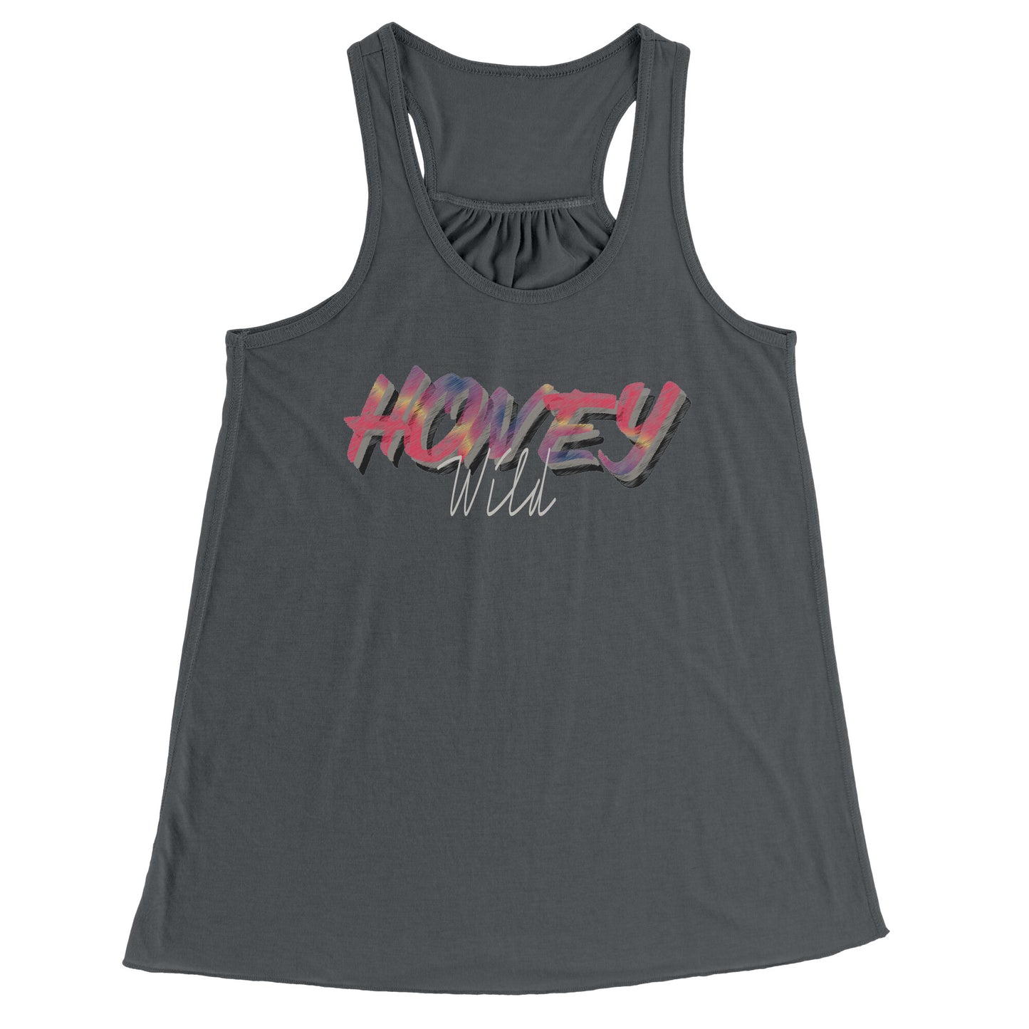 Honey Wild Graphic Racerback Tank