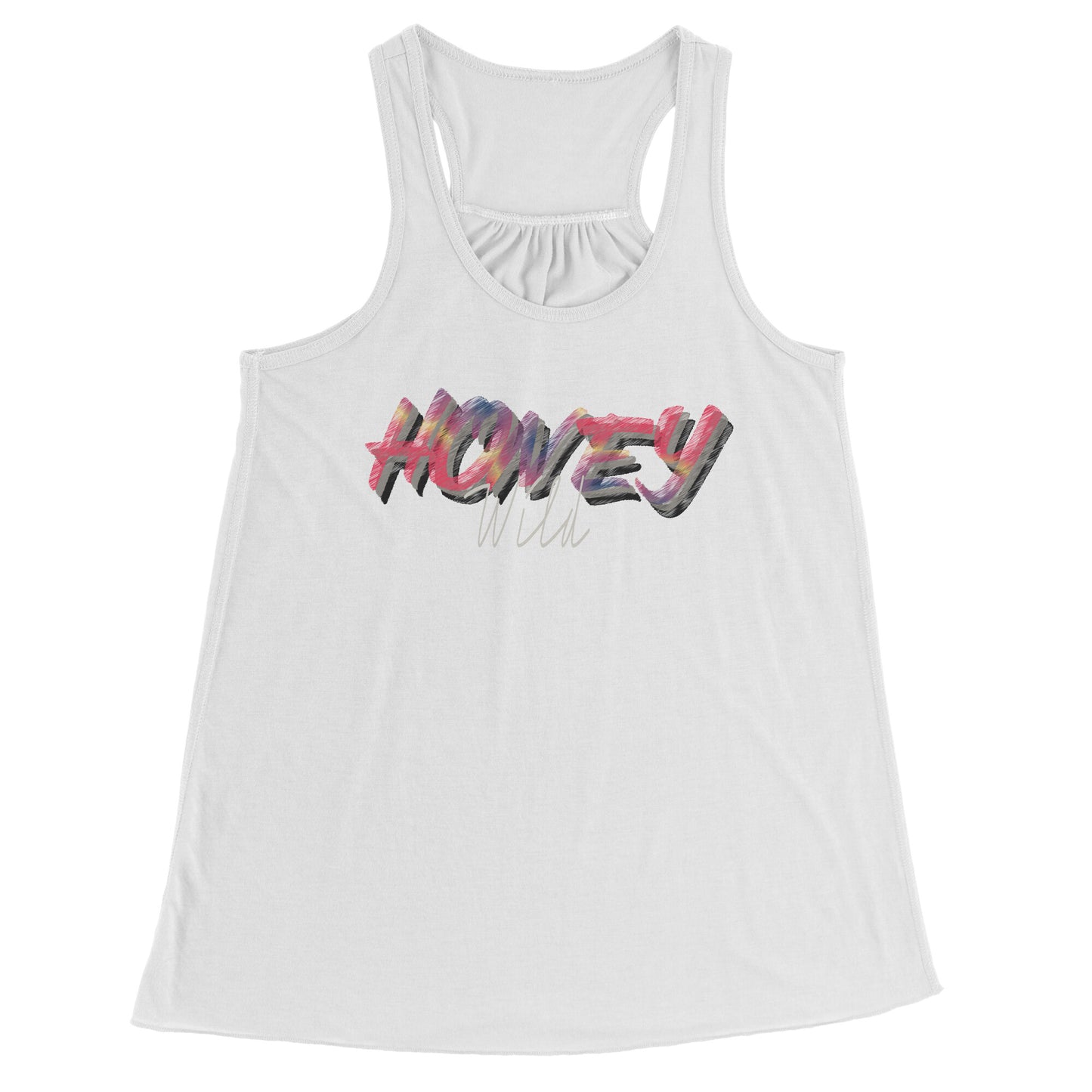 Honey Wild Graphic Racerback Tank