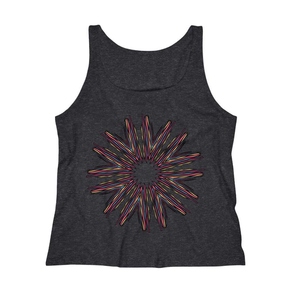 Deconstructed Crazy Heart Relaxed Jersey Tank Top