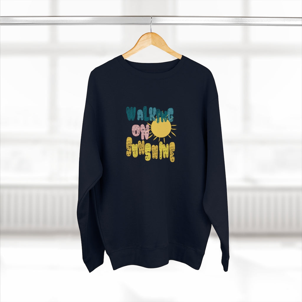 Walking On Sunshine Graphic Crewneck Sweatshirt